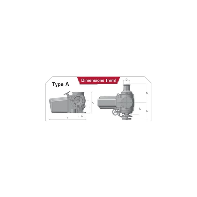 Lofrans vitlo Titan Alu TA 24v 2,3kW 12/13mm Horizontalna vitla
