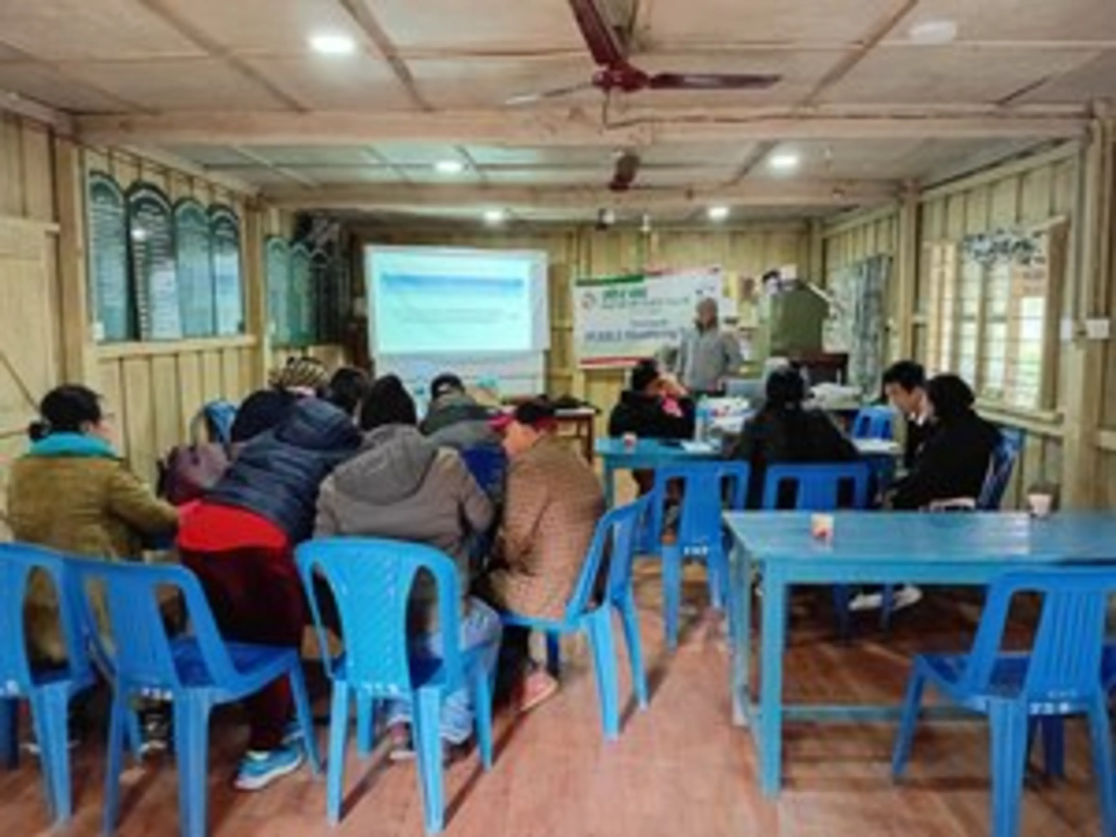 Mushroom farming training session 11