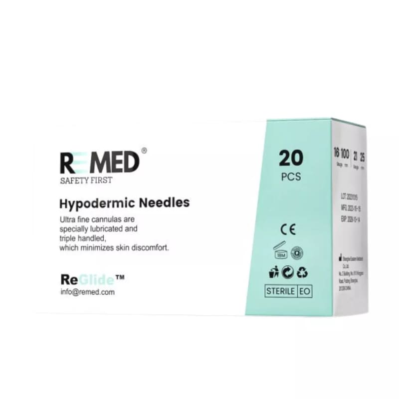 100 x ReMed Disposable Syringes with Luer Lock