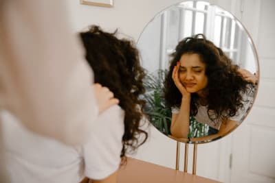 Sad reflection — mental health