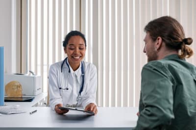 Doctor patient consultation