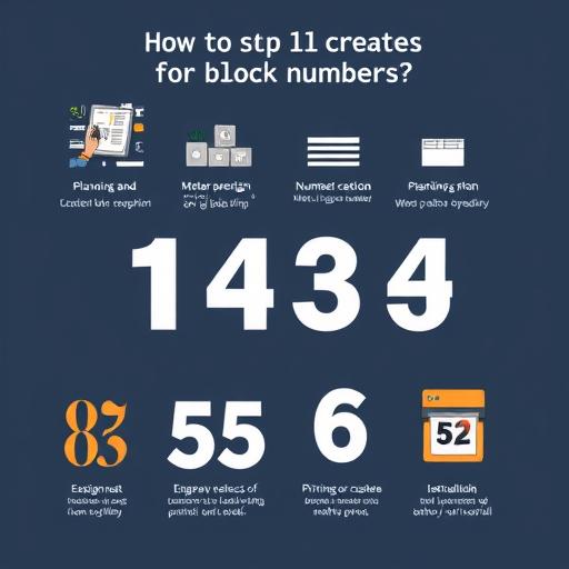 Пошаговое руководство по созданию номеров блоков