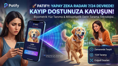 Patify'dan Devrim: Yapay Zeka ile Kayıp Evcil Hayvanları Biyometrik Eşleştirme Teknolojisi