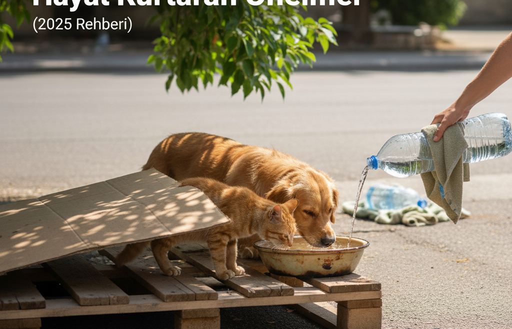 Yaz Sıcaklarında Sokak Hayvanları İçin Hayat Kurtaran Önlemler (2025 Rehberi)