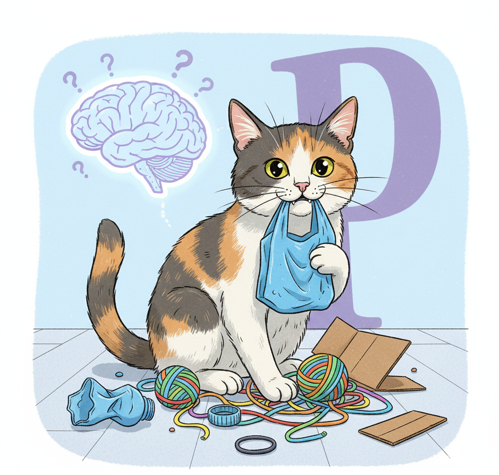 Kediniz Yün, Poşet veya Plastik mi Yiyor? Pika Sendromu (Pica) Tehlikesi ve 7 Çözüm Yöntemi