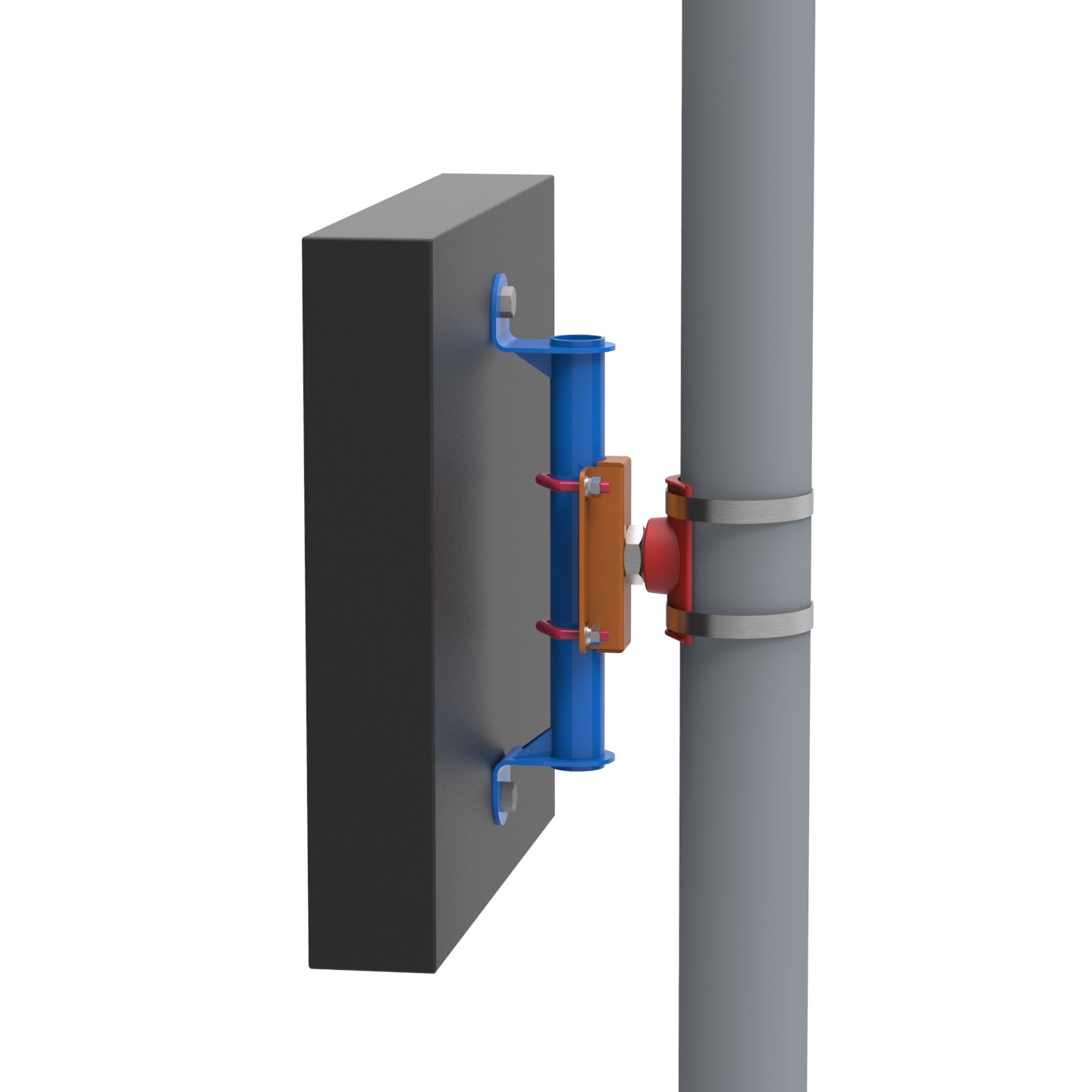 Mounting Hardware for Blank-Out & Lane Control Signs