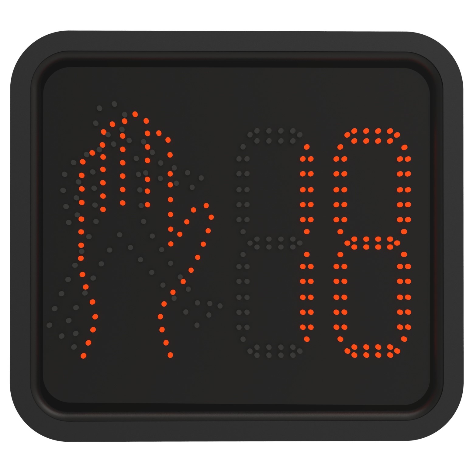 16" x 18" Canadian Countdown Pedestrian