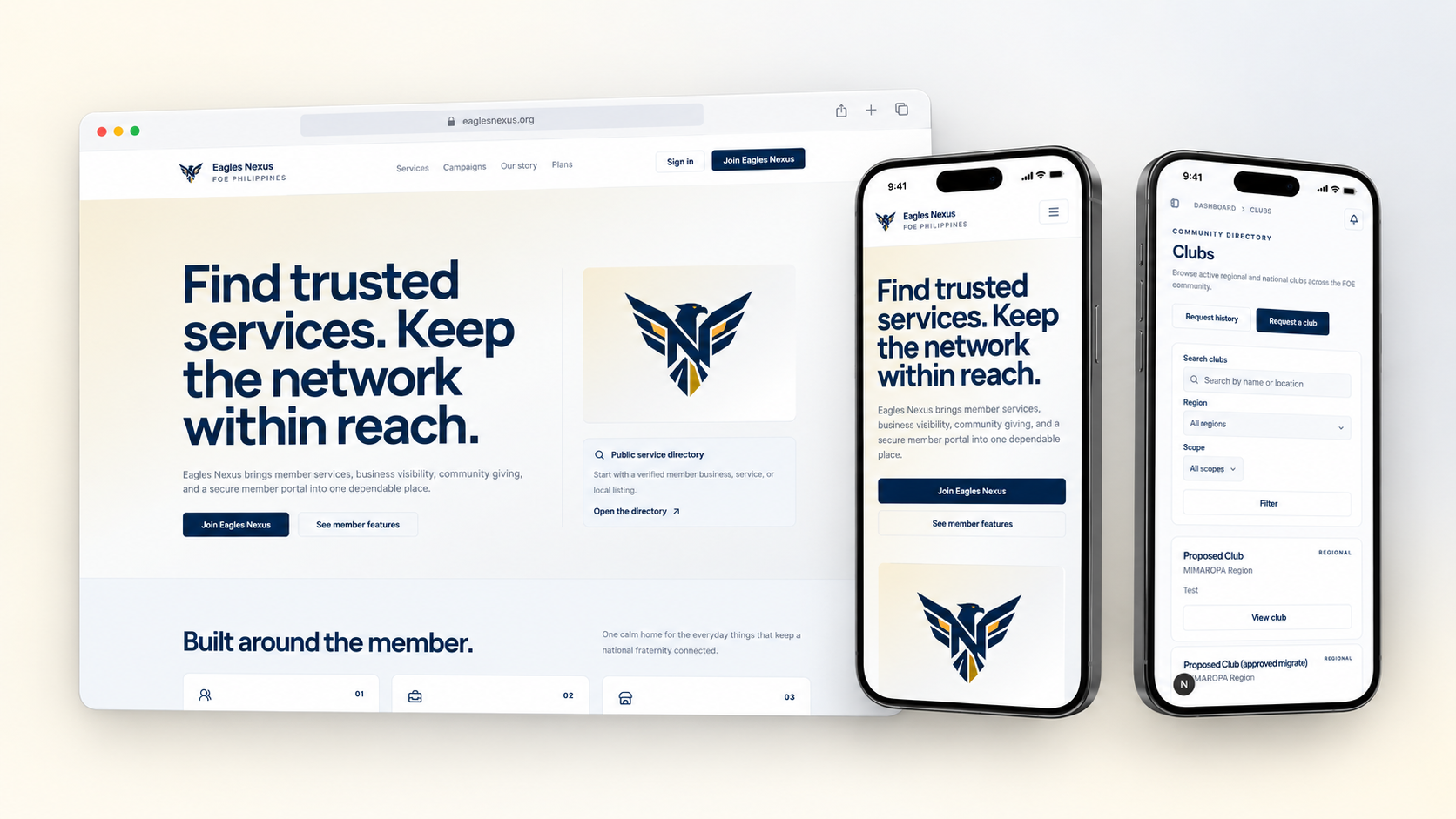 Eagles Nexus interface view 6