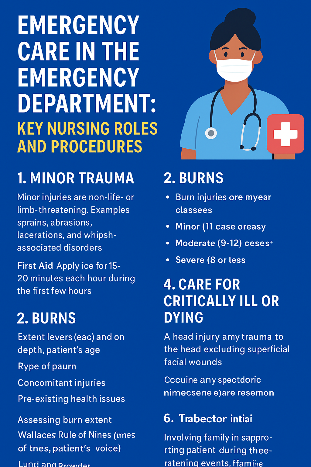 Emergency Care in the Emergency Department: Key Nursing Roles and Procedures