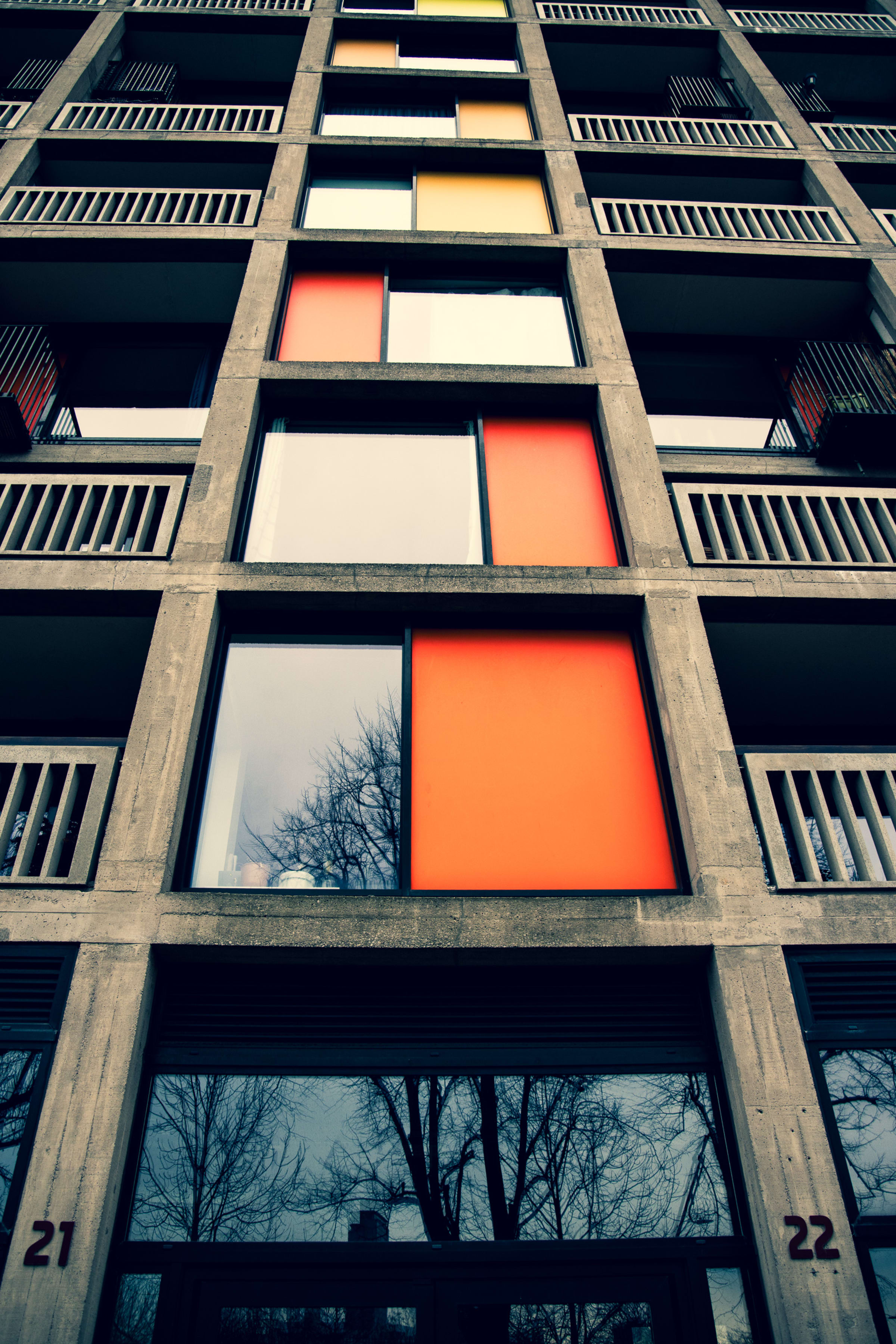 Part of the modernised brutalist masterpiece that is Park Hill