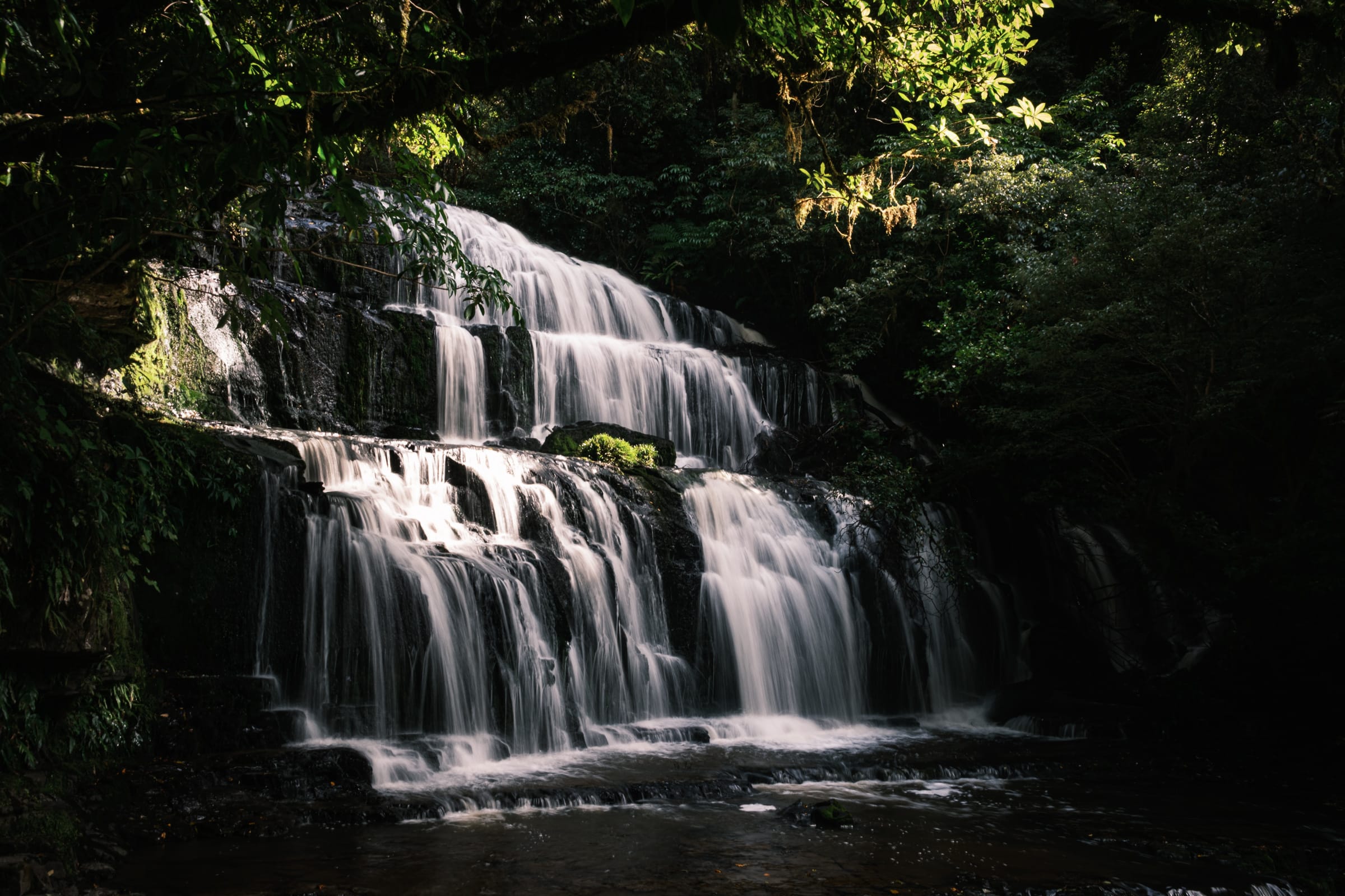 One of the many falls on the Caitlin's Coast route