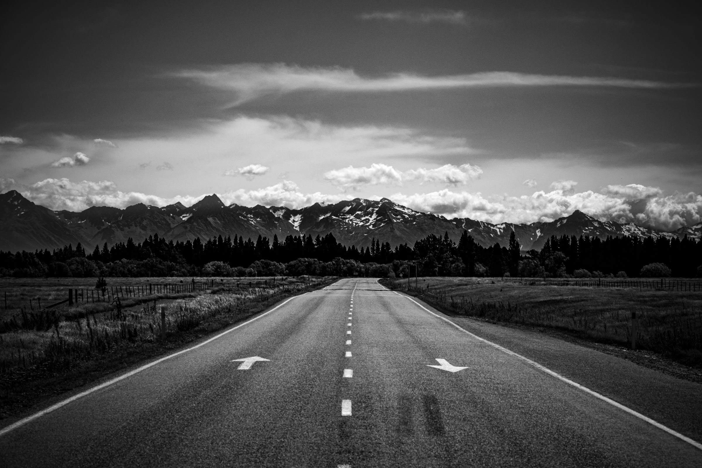 Heading into the Southern Alps