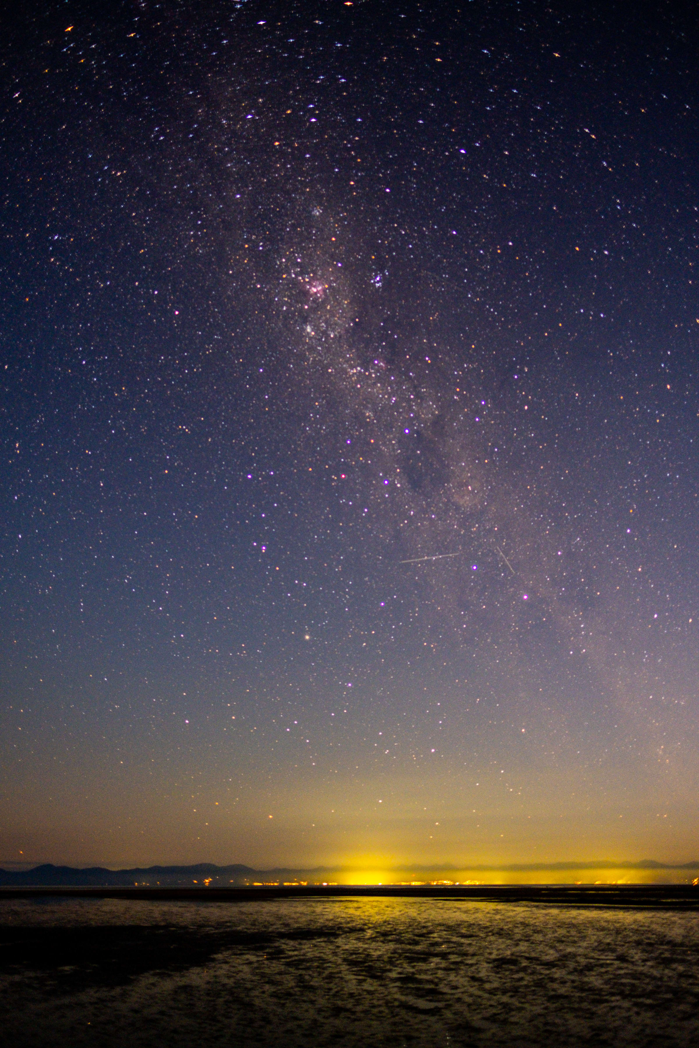 Milky Way rising above Nelson