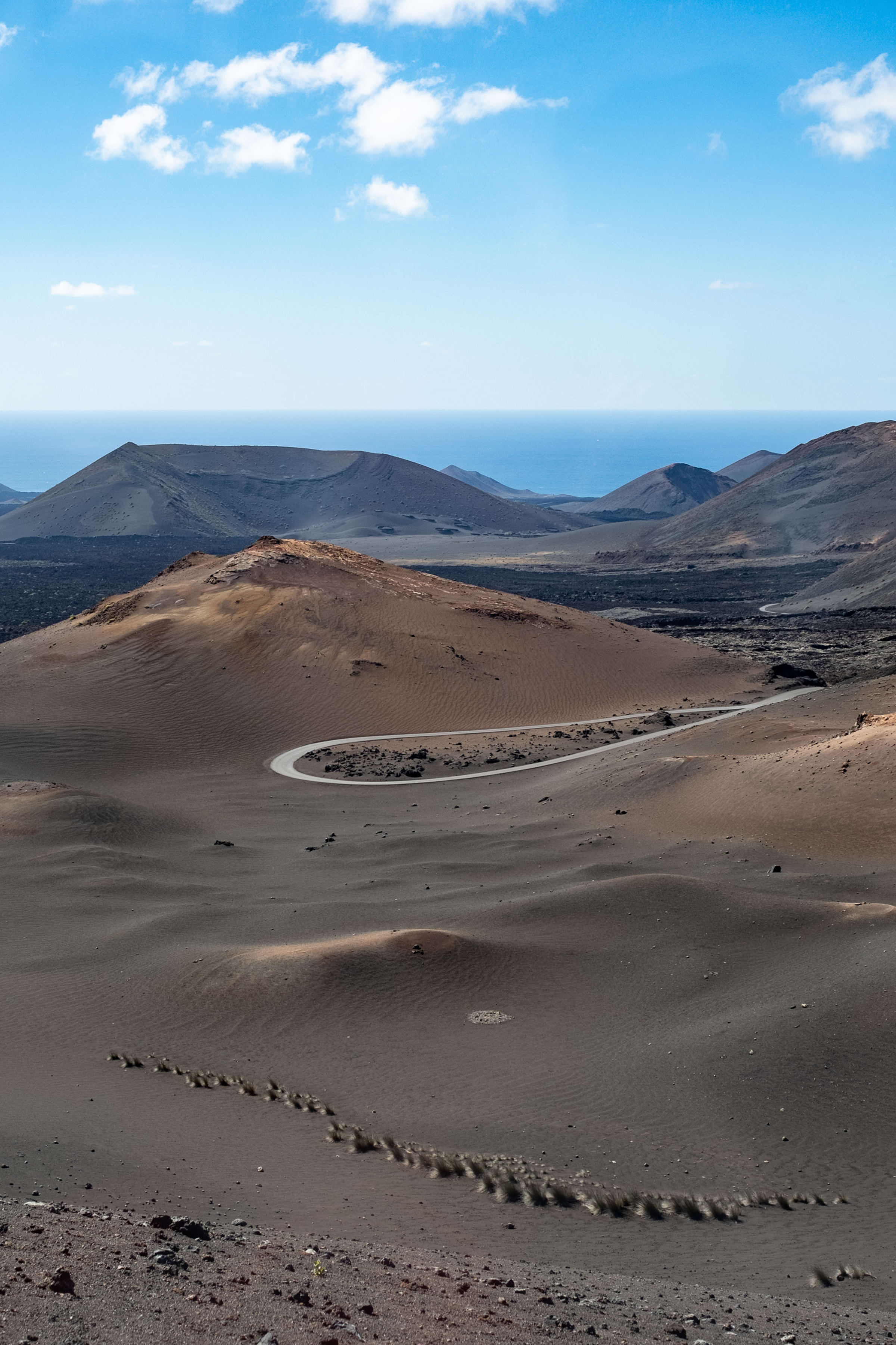 The vulcanic landscape of Lanzarote