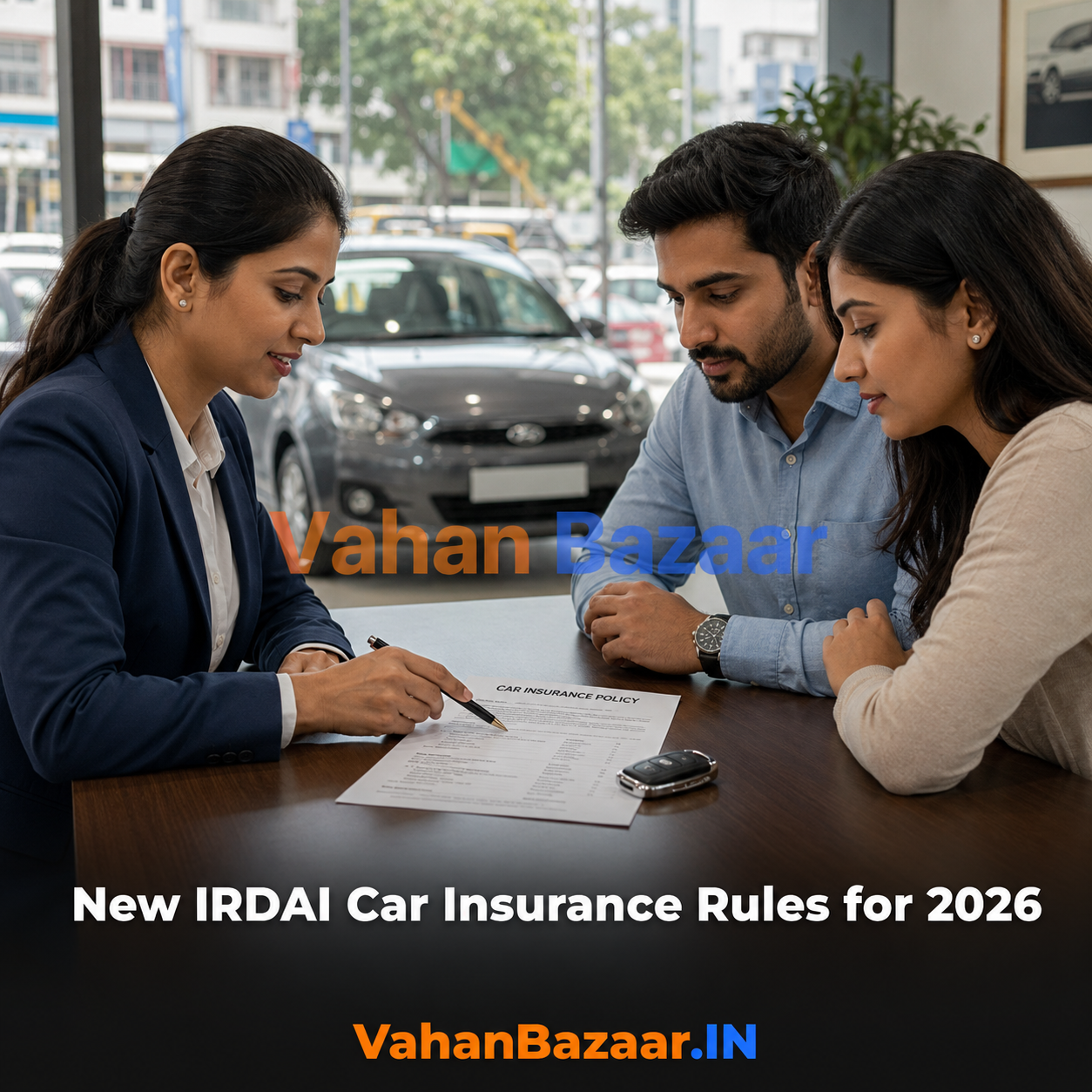 New IRDAI Car Insurance Rules for 2026 | VahanBazaar.in
