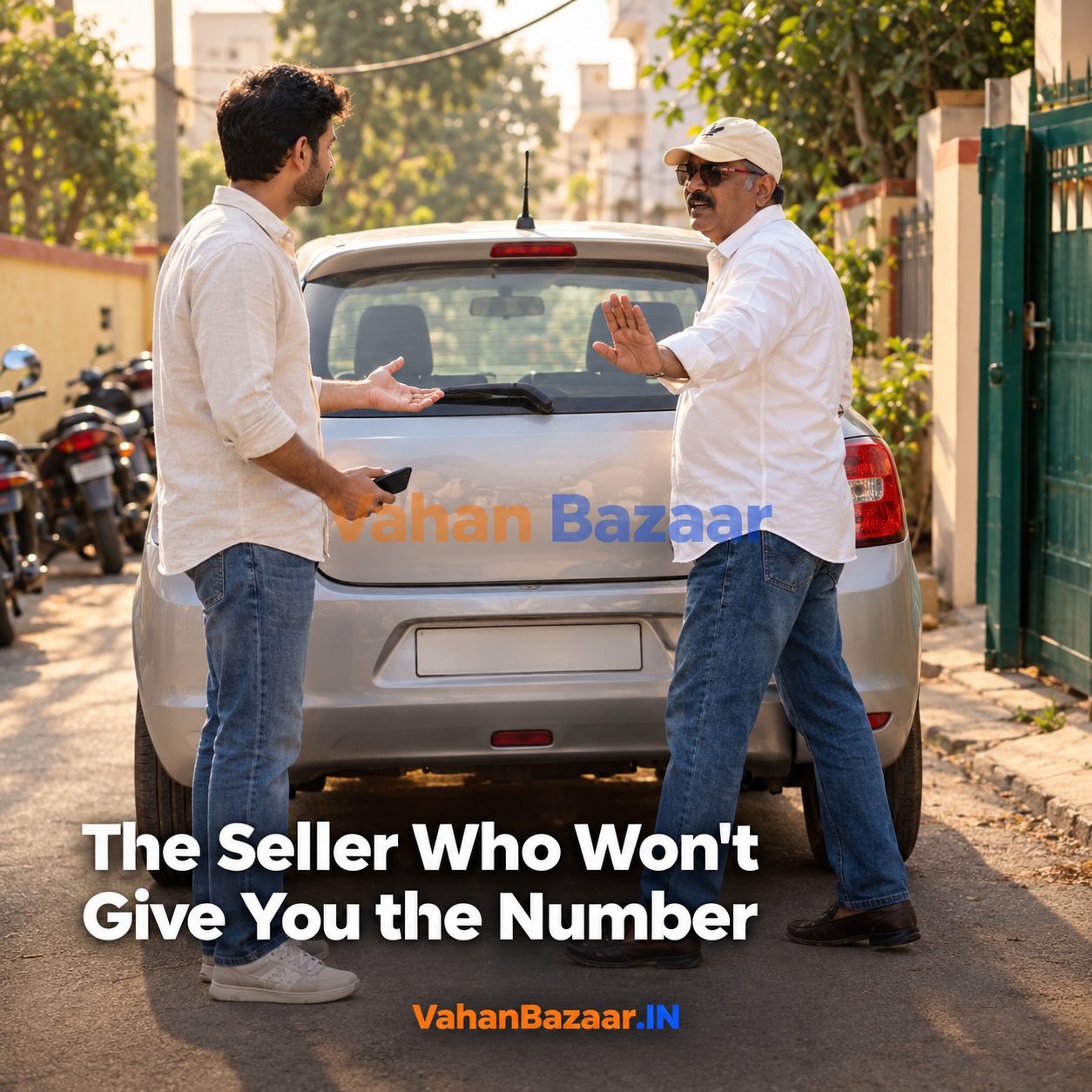 VahanBazaar guide to what it means when a used car seller in India will not share the registration number before a buyer travels to see the car