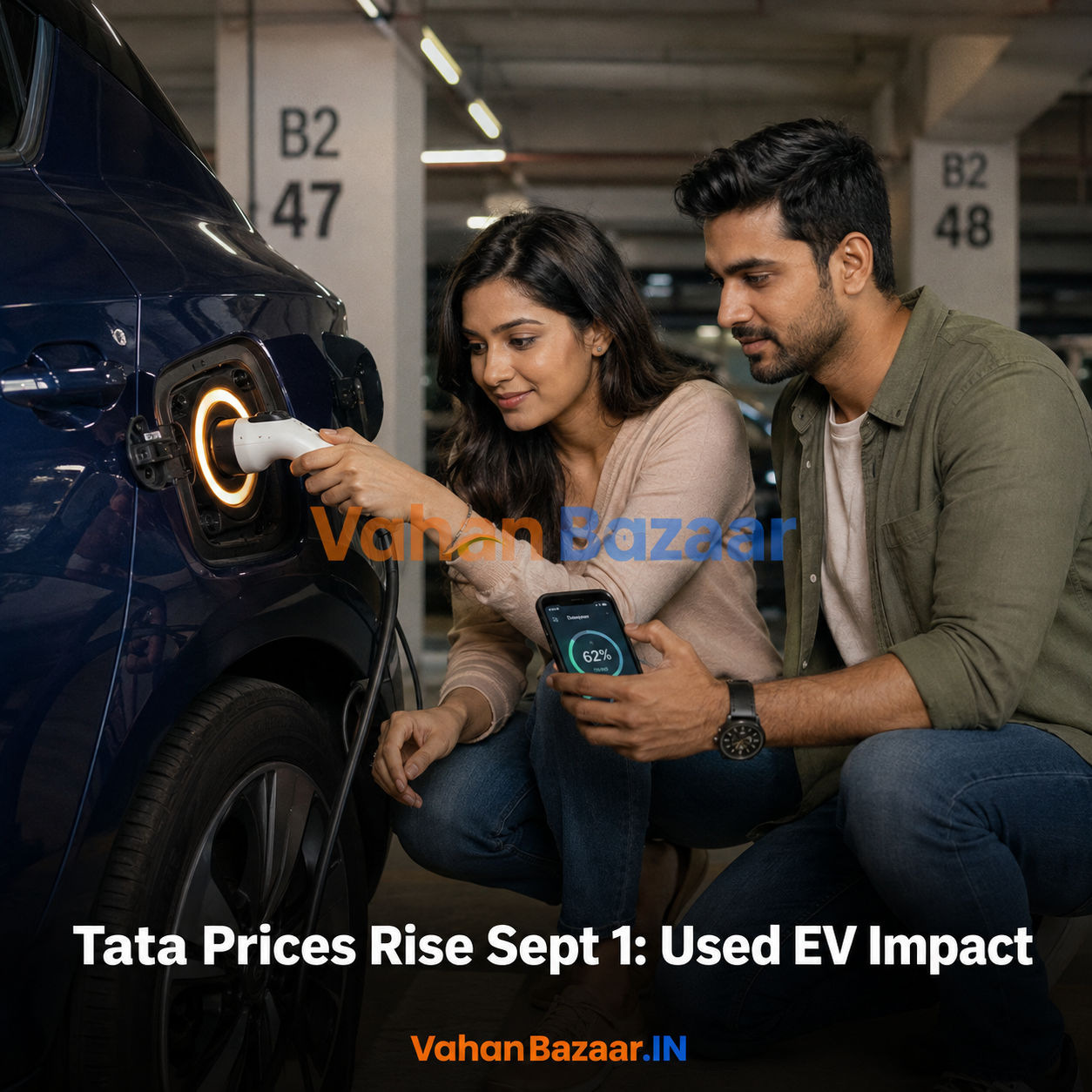VahanBazaar explainer on Tata Motors raising prices by up to Rs. 25,000 from 1 September 2026 and the effect of rising EV battery cell costs on used Tata electric car resale values in India