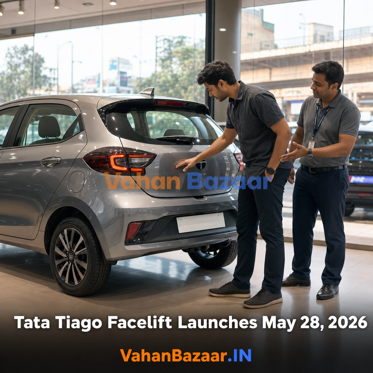 Tata Tiago Facelift Launches May 28, 2026 | VahanBazaar