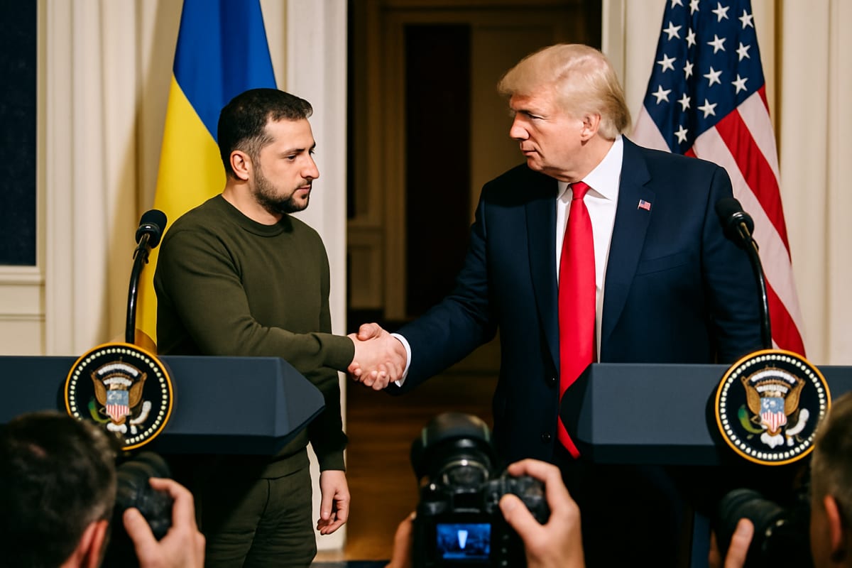 Zelensky Presses Trump for Security Guarantees on Ukraine Ceasefire