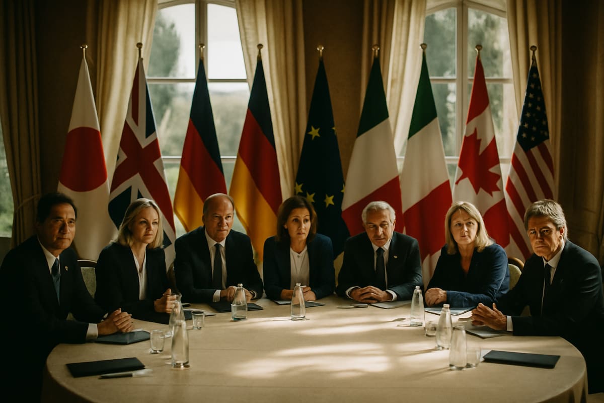 G7 Foreign Ministers Conclude Italy Summit With Joint Statement on Gaza Ceasefire and China Trade