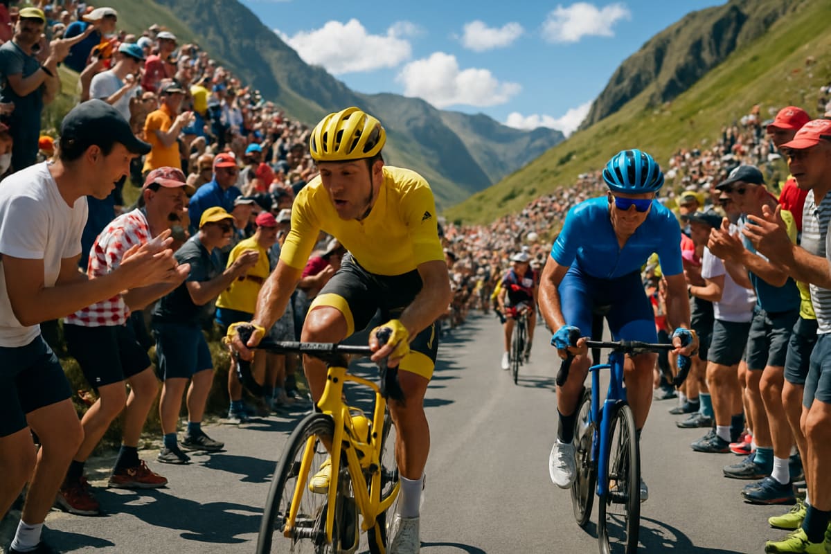 Pogacar Tested in Pyrenees as Tour de France Rivals Circle