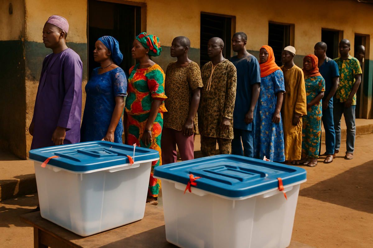 Guinea votes on constitution that could clear path for junta chief's presidency
