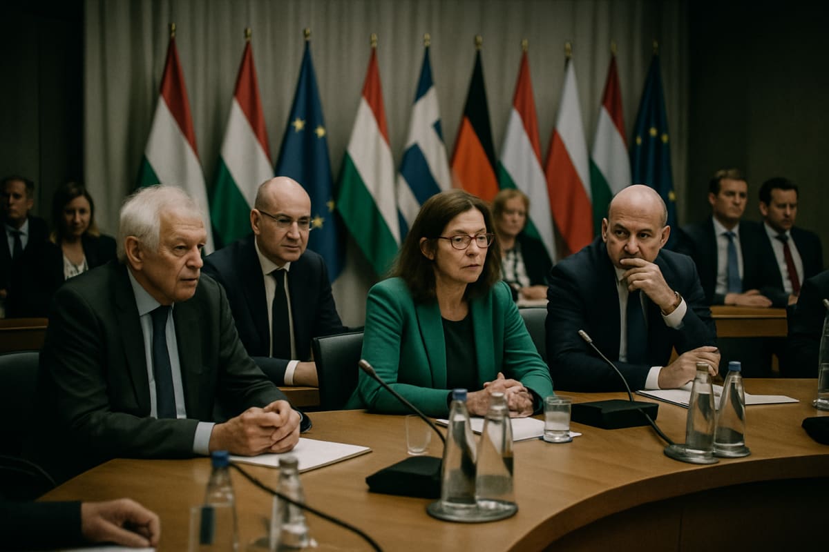 EU Foreign Ministers Formally Adopt Expanded Sanctions Package Against Russia in Brussels