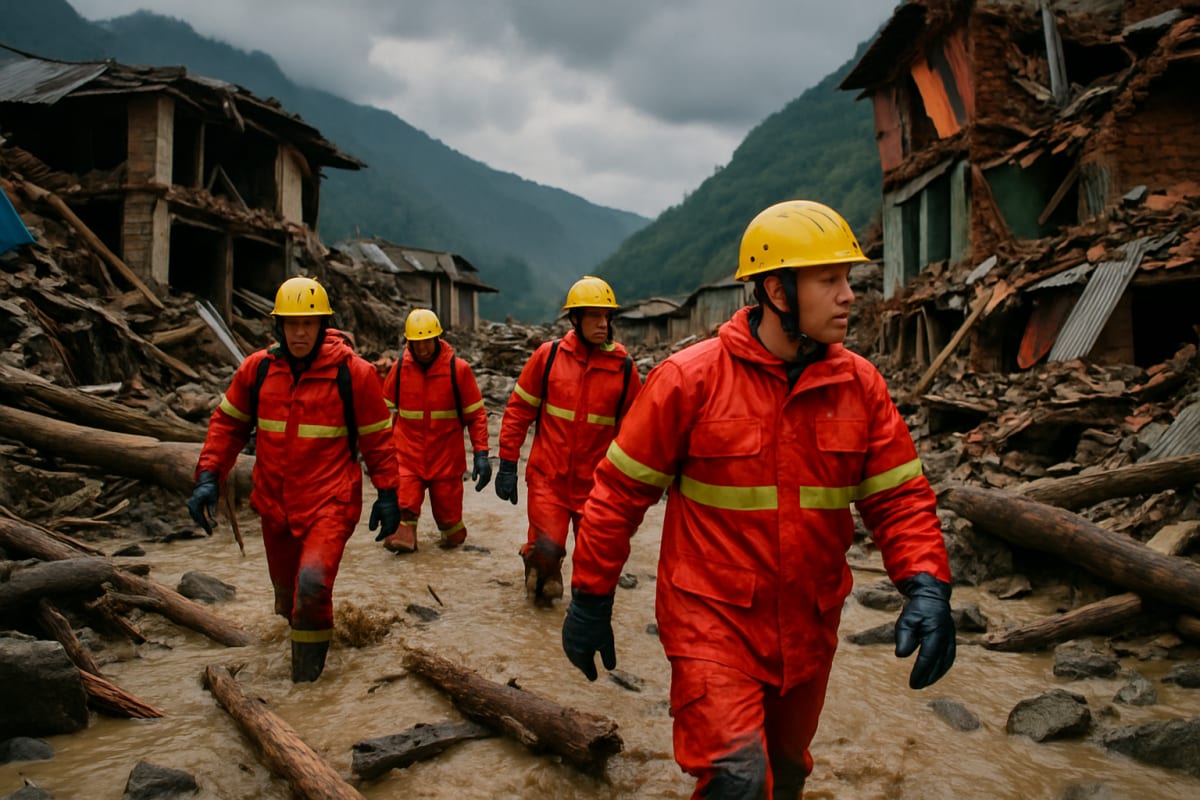 Nepal Declares Mourning as Flood Death Toll Exceeds 1,500