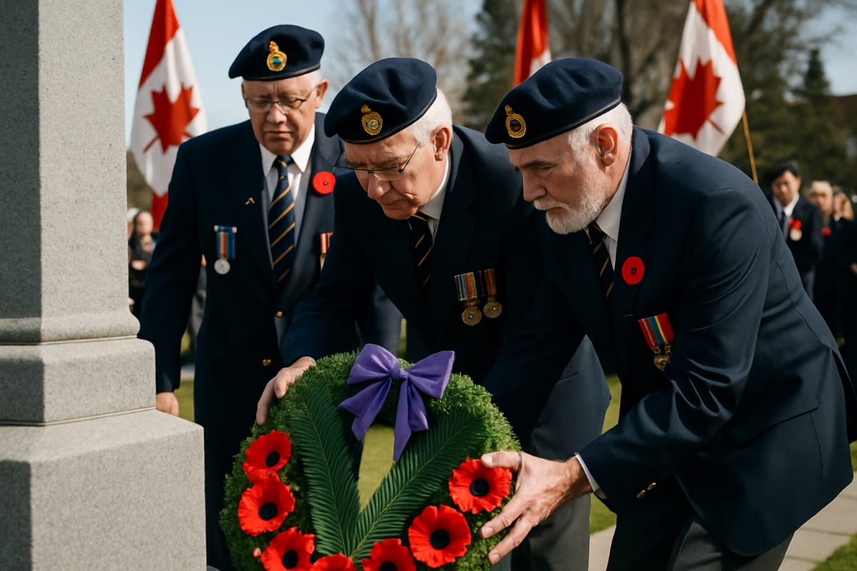 Royal Canadian Legion Marks 100 Years With Nationwide Veterans Ceremonies