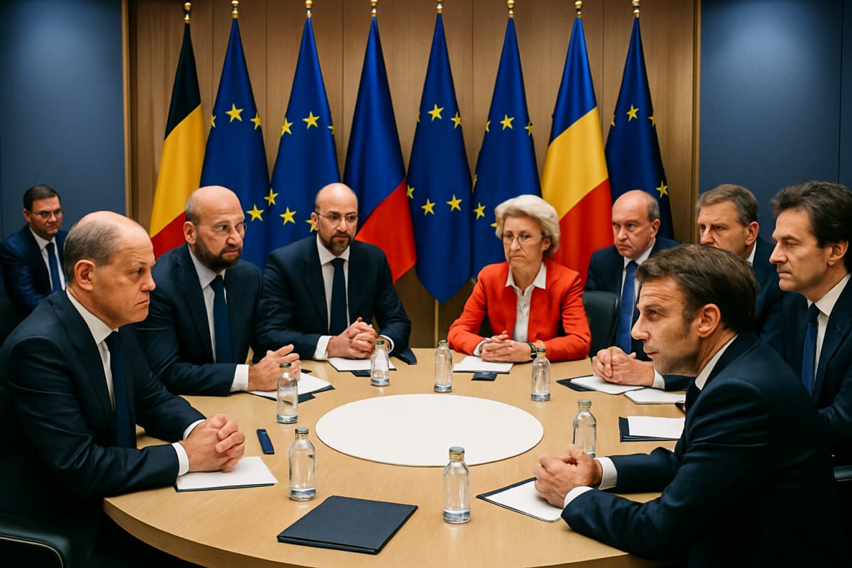 EU Leaders Back Plan to Use Frozen Russian Assets for Ukraine