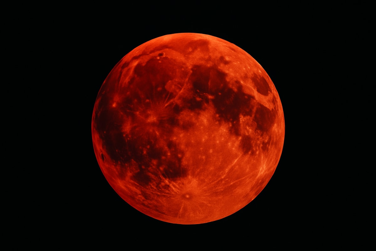 Total Lunar Eclipse Turns Moon Blood-Red Across Asia, Australia and Americas