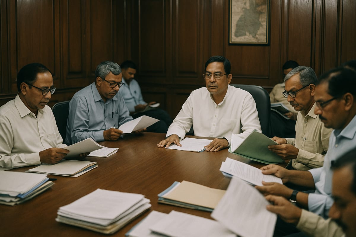 Bengal's First BJP Chief Minister Suvendu Adhikari Chairs Inaugural Administrative Meeting in Kolkata