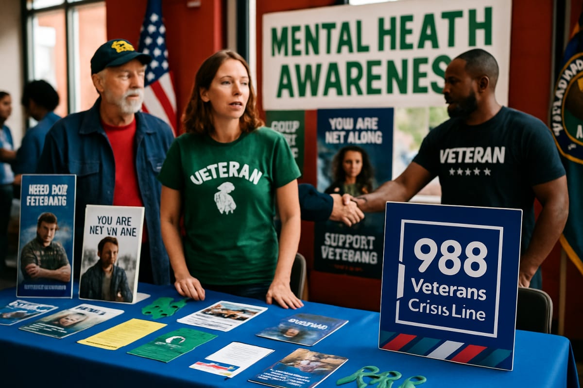 Veterans Groups Push Mental Health Awareness as Suicide Toll Reaches 17 Daily