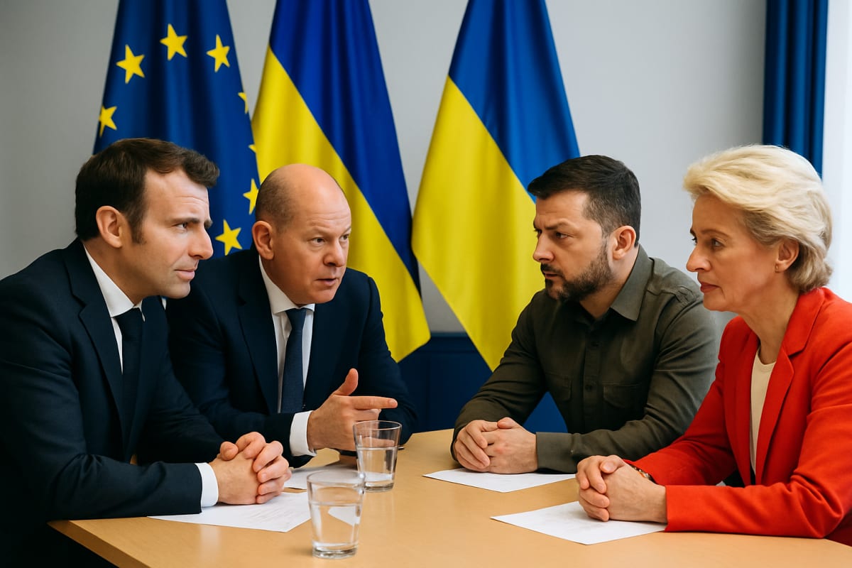Ukraine Seeks Binding Security Guarantees as Europe Rallies Behind Kyiv