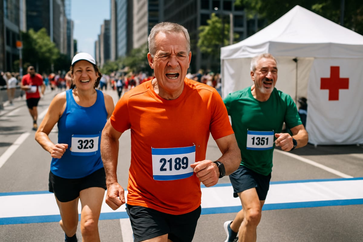 Marathon Training Reshapes Hearts in Older Runners, Study Finds