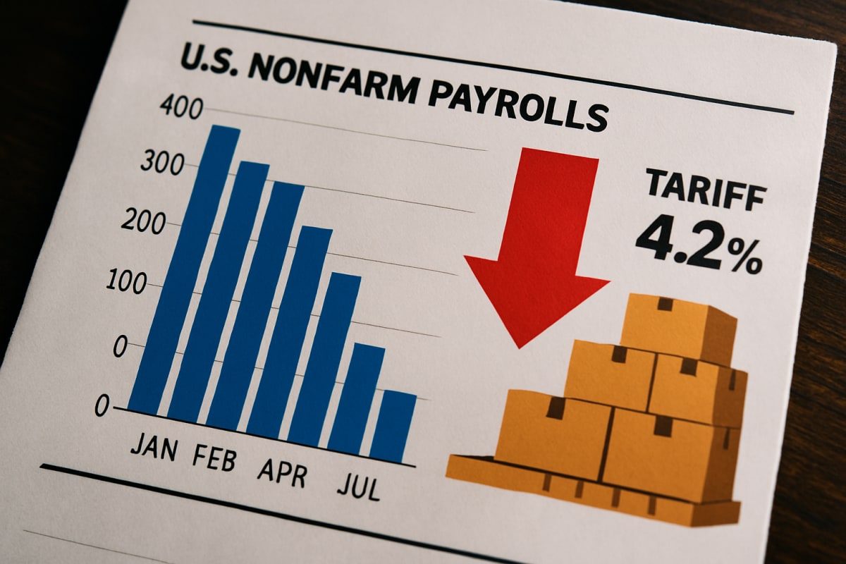 US Job Growth Falls Below 100,000 in July as Tariffs Cool Hiring