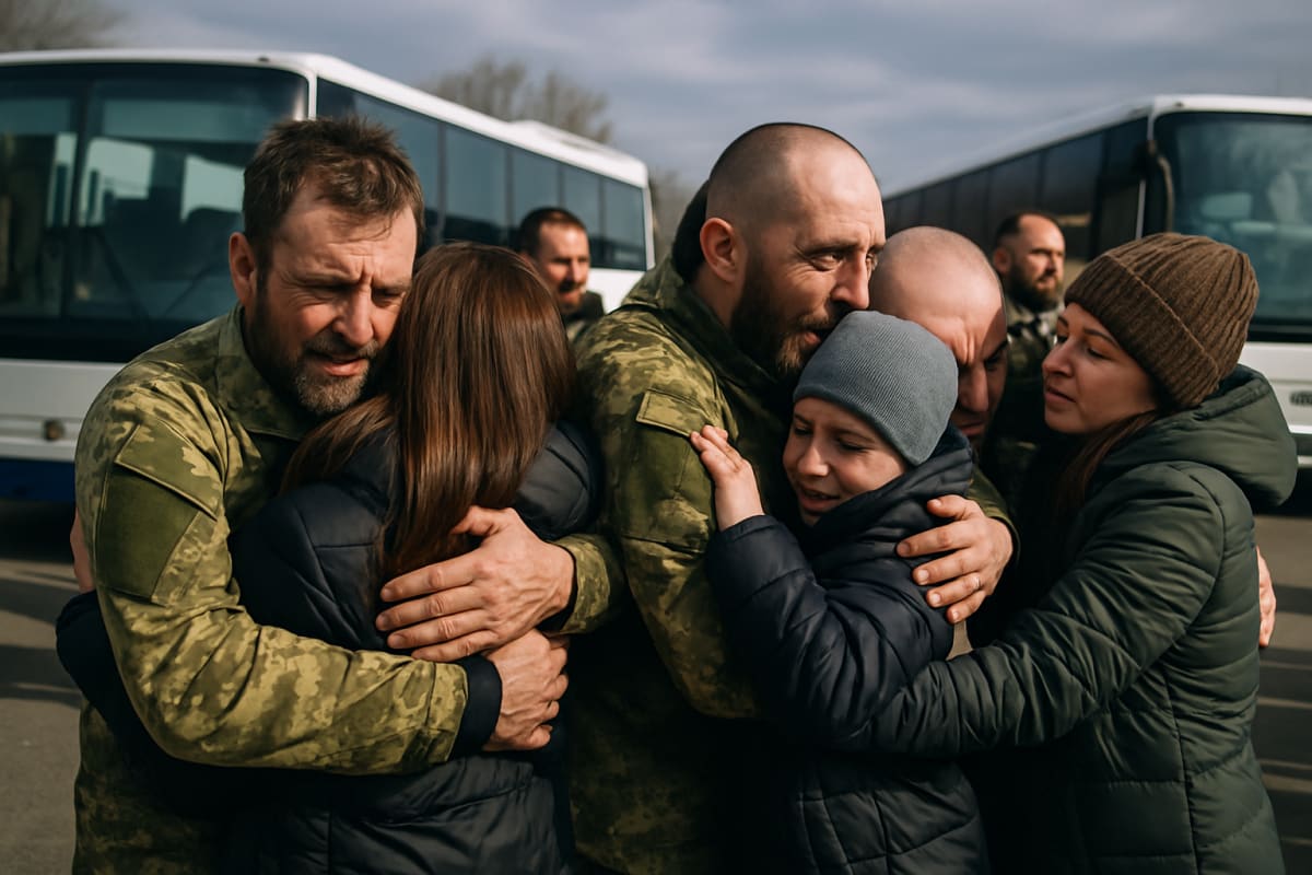 Ukraine and Russia Swap Hundreds of Prisoners as Ceasefire Talks Stall