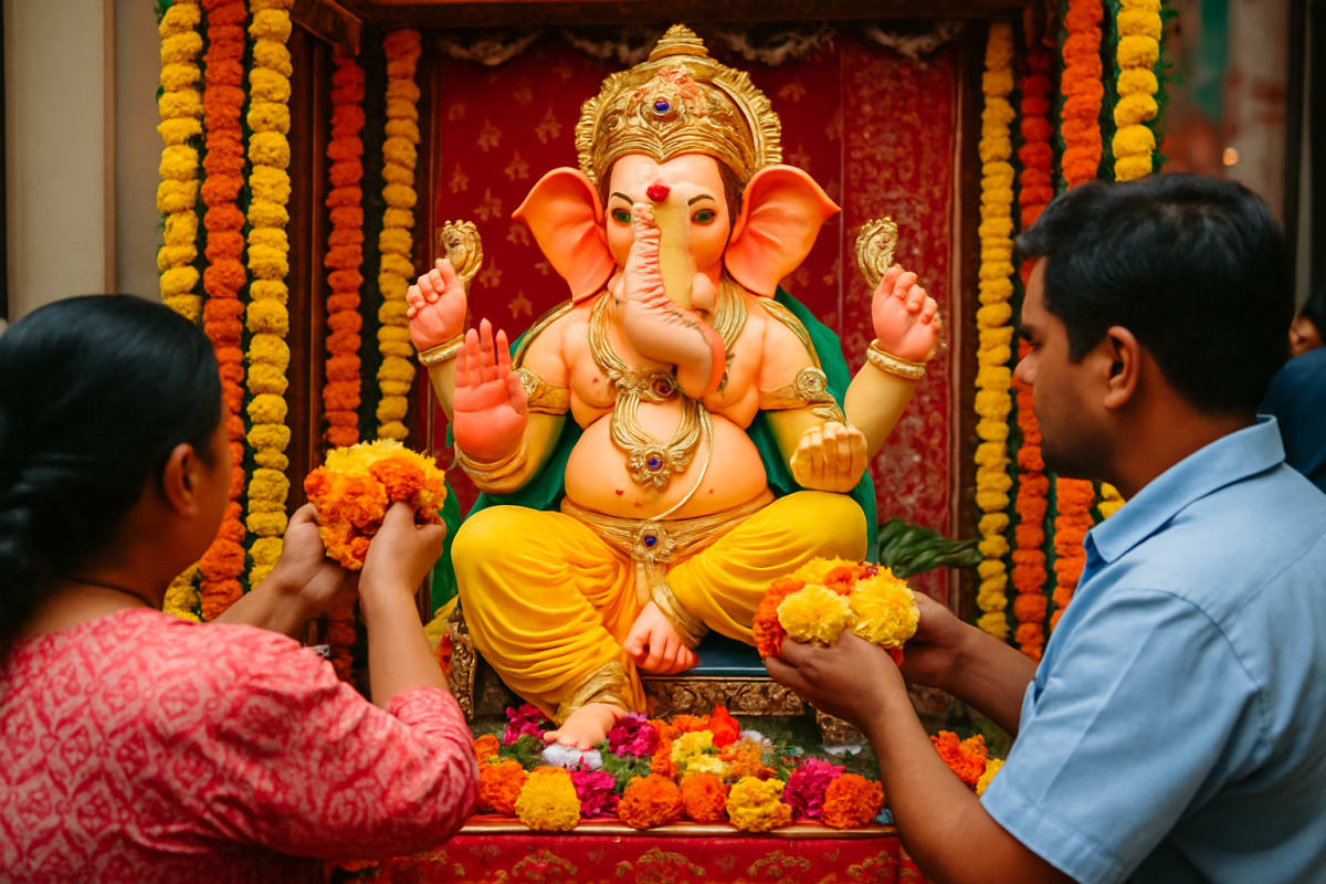 Millions Begin Ten-Day Ganesh Chaturthi Festival Across India