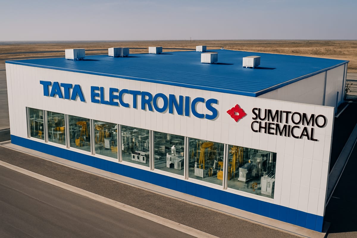 Tata, Sumitomo Chemical Secure Local Supply for India's First Semiconductor Fab