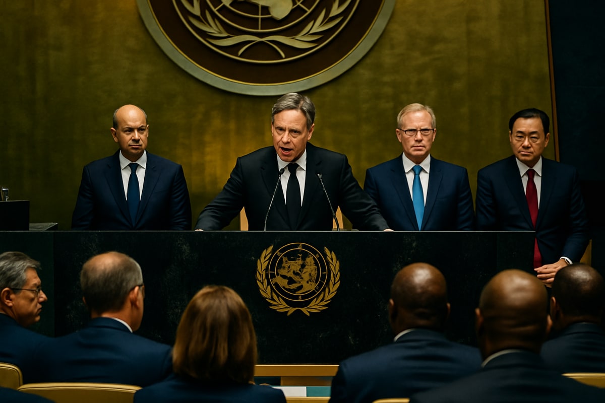 Trump Condemns Allied Recognition of Palestinian State at UN