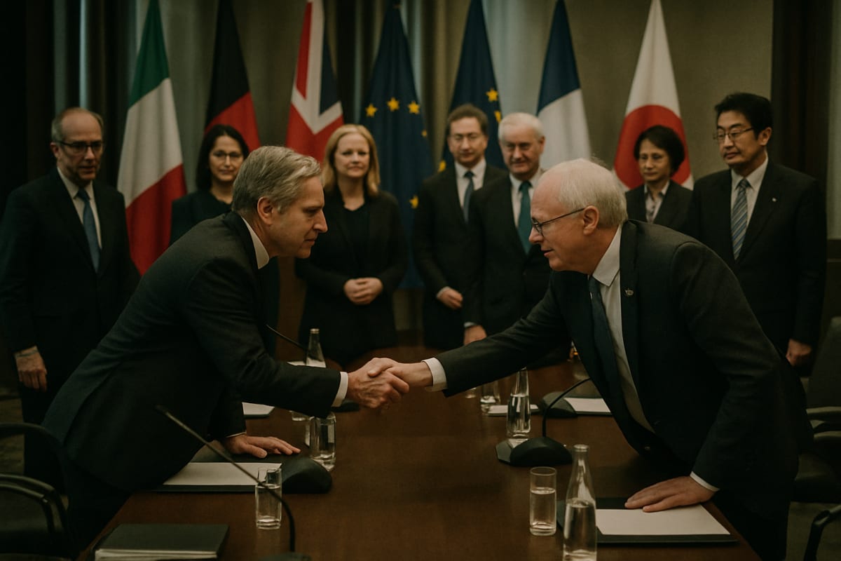 G7 Leaders Endorse Joint Statement on Election Integrity Amid US Voting Machine Controversy