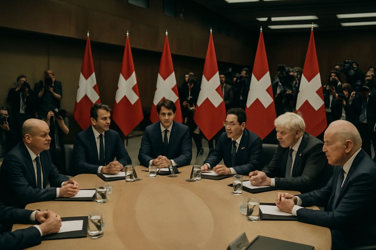 G7 Leaders Sign Geneva Communiqué as Protest Clashes Continue Outside Summit Venue
