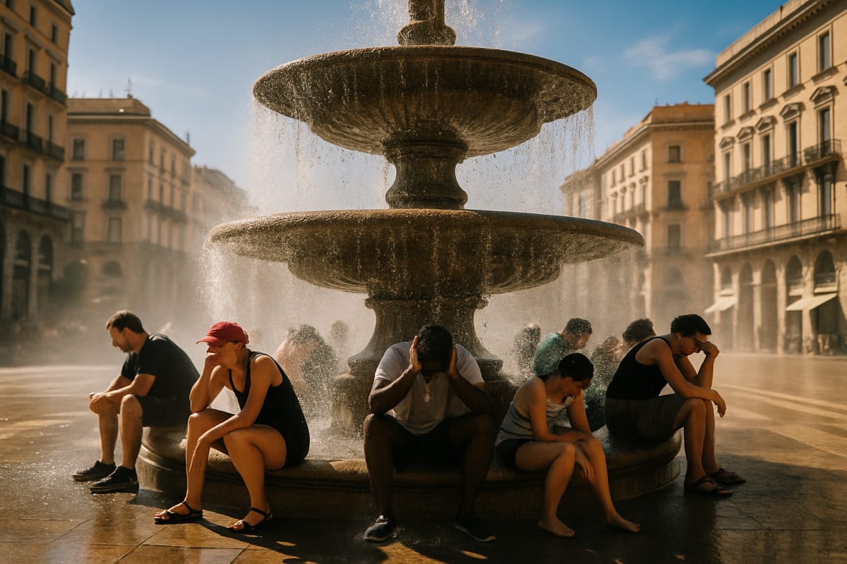 Europe Faces Peak Heatwave as France, Spain Issue Red Alerts