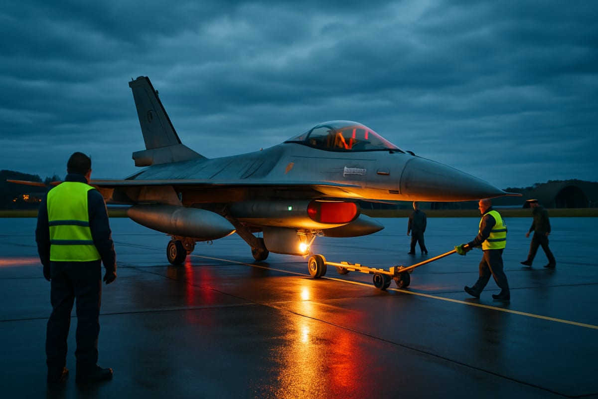 Belgium Delivers First F-16 Fighter Jets to Ukraine for Winter Air Campaign