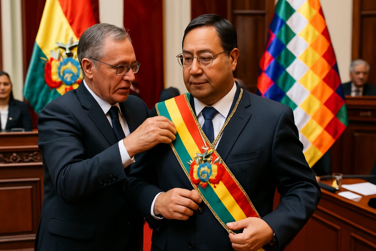 Paz Sworn In as Bolivia's President, Ending Two Decades of MAS Rule