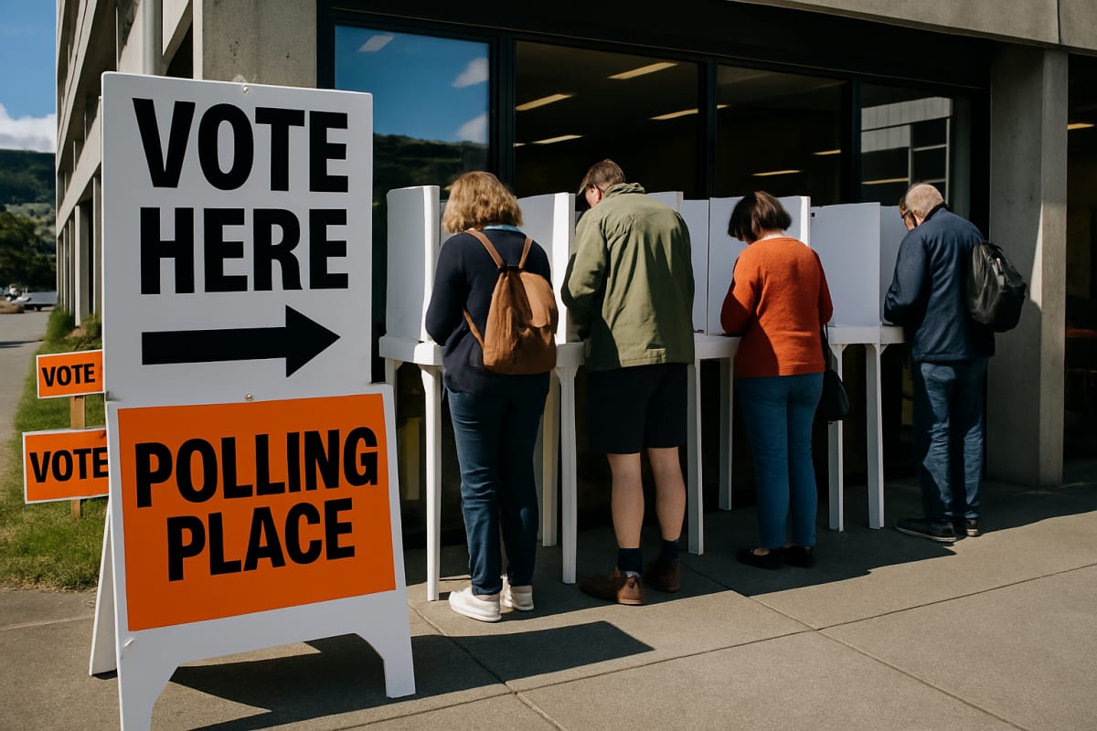 New Zealand Votes in Tight Election Between Luxon and Hipkins