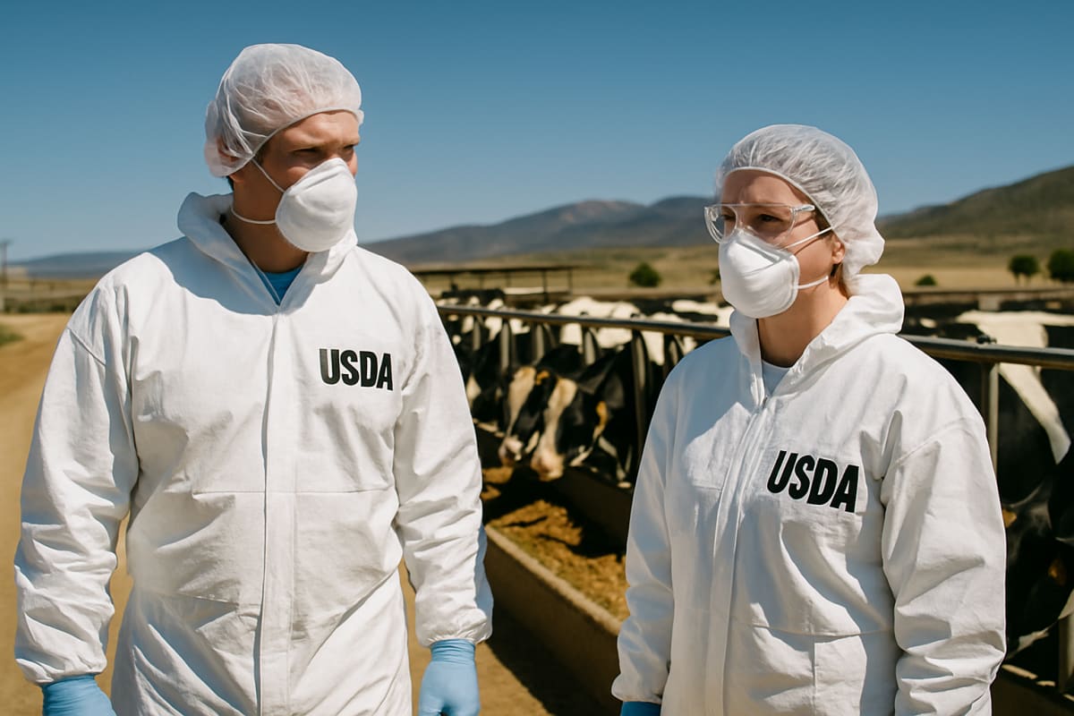 USDA and CDC Issue Joint Advisory on Utah Dairy H5N1 Outbreak, Urging Cache County Farm Workers to Screen