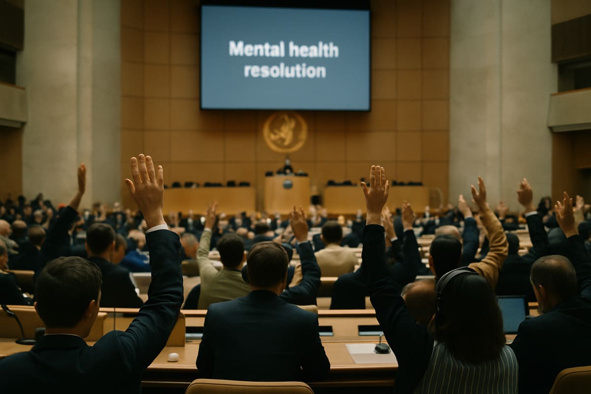 World Health Assembly Adopts Resolution on Mental Health Funding as Lancet Study Spurs Urgent Debate