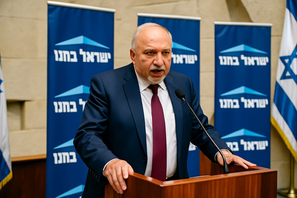 Lieberman Finalizes Yisrael Beytenu Slate, Sharpening Opposition to Netanyahu