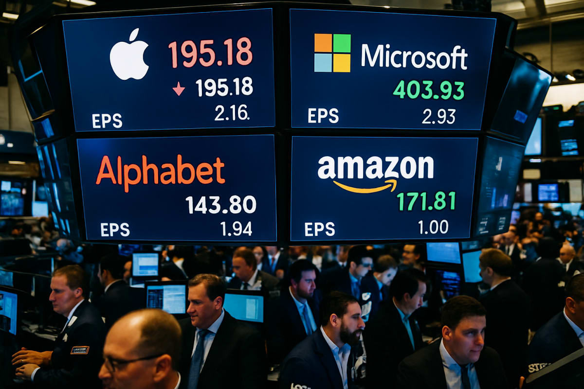 Microsoft, Meta and Apple Earnings Test AI-Driven Tech Valuations